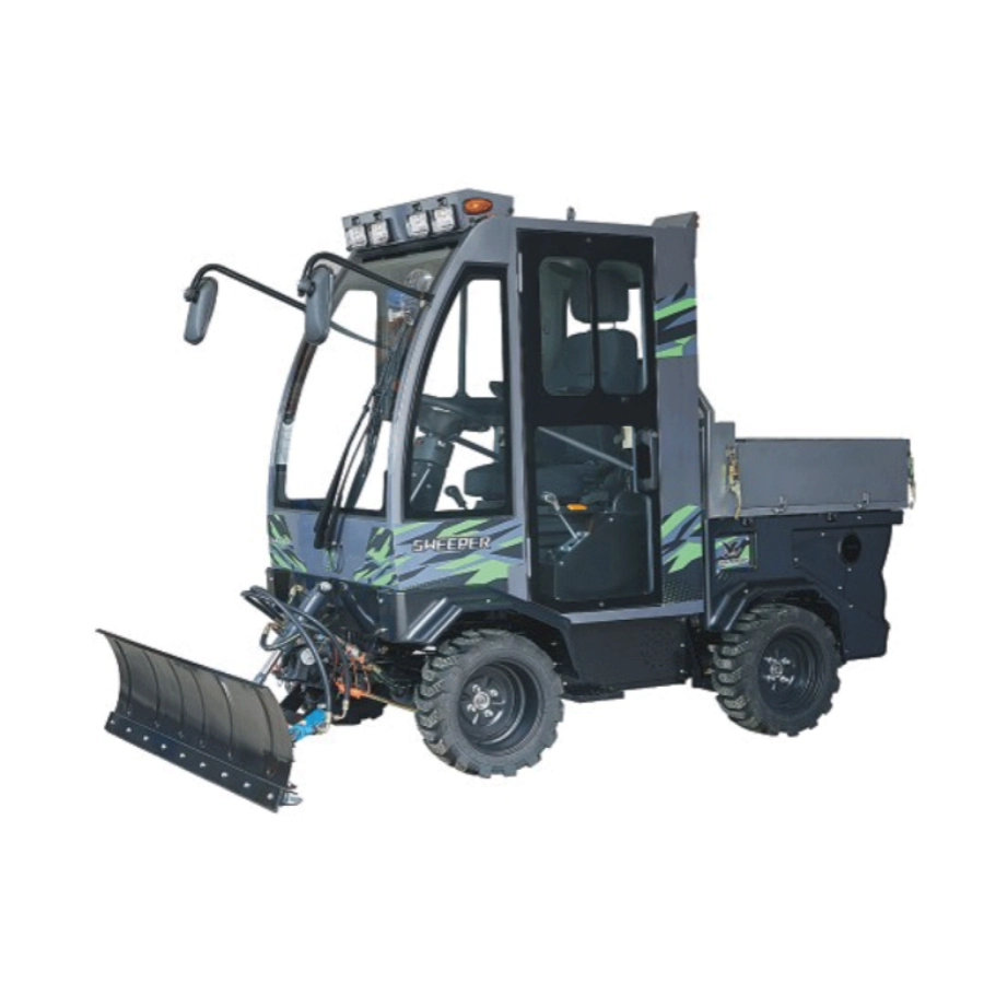 Многофункциональная машина Smartforxx 880 All-seasons: щетка, шнек, отвал, АВД и пескоразбрасыватель