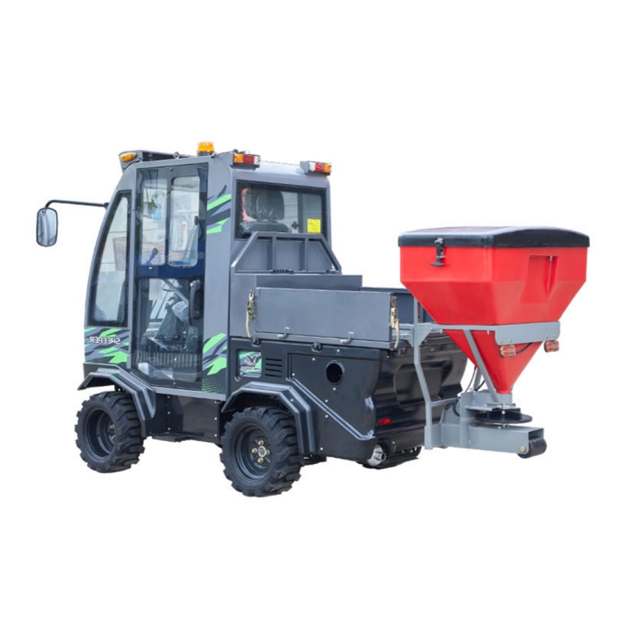 Многофункциональная машина Smartforxx 880 All-seasons: щетка, шнек, отвал, АВД и пескоразбрасыватель