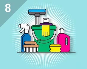 Методы уборки и дезинфекции административных помещений и медицинских учреждений