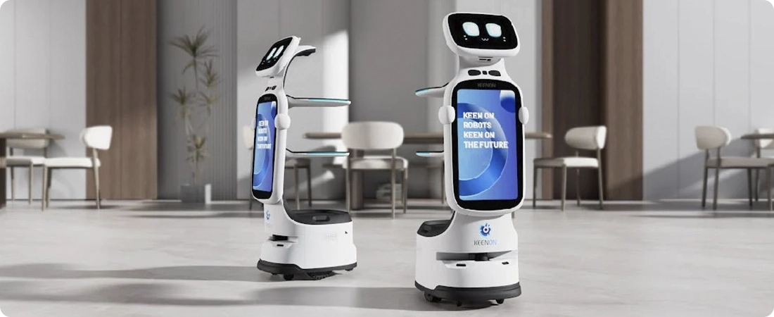 Робот-официант Keenon Dinerbot T11 - Динамическая рекламная платформа